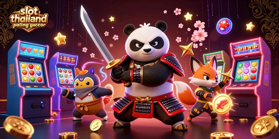 Engaging scene with slot thailand paling gacor elements, showcasing innovative gameplay and vibrant 3D characters.