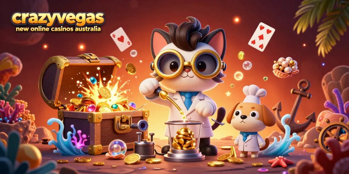 Play exciting games at crazyvegas new online casinos Australia with vibrant graphics and rewards.