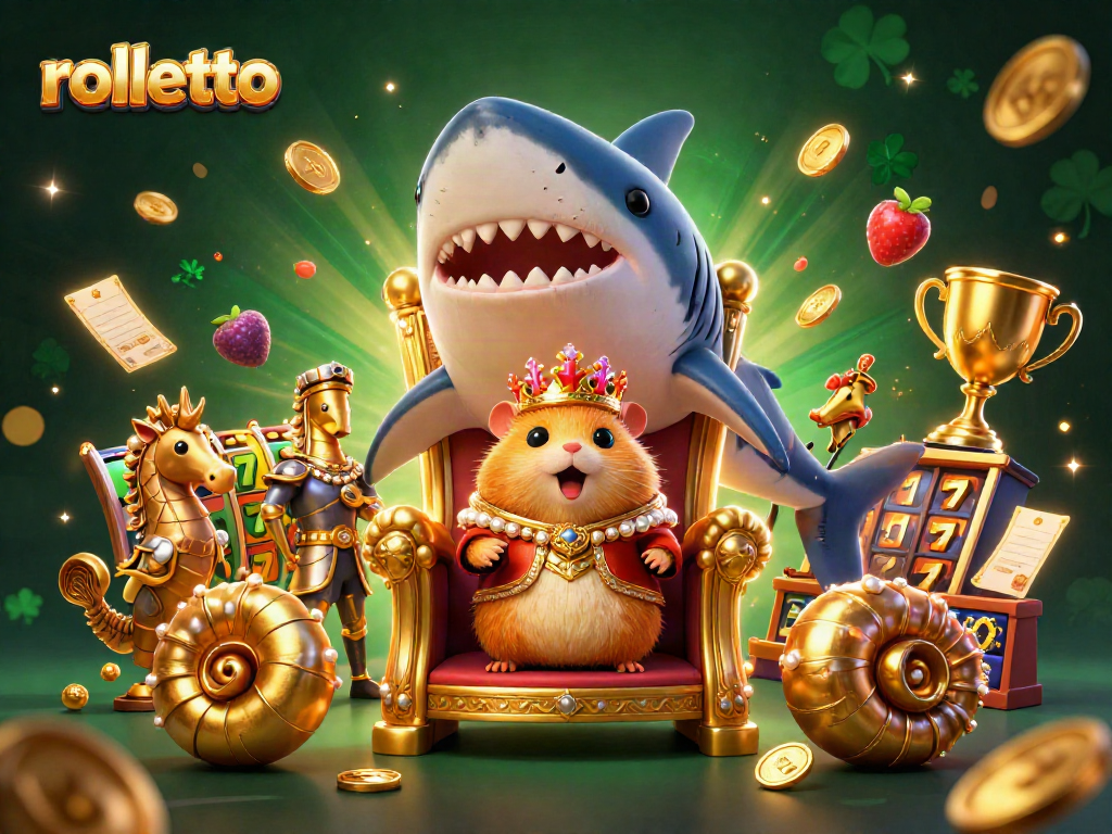 Join the rolletto experience with a golden hamster king and exciting slot elements for casino action