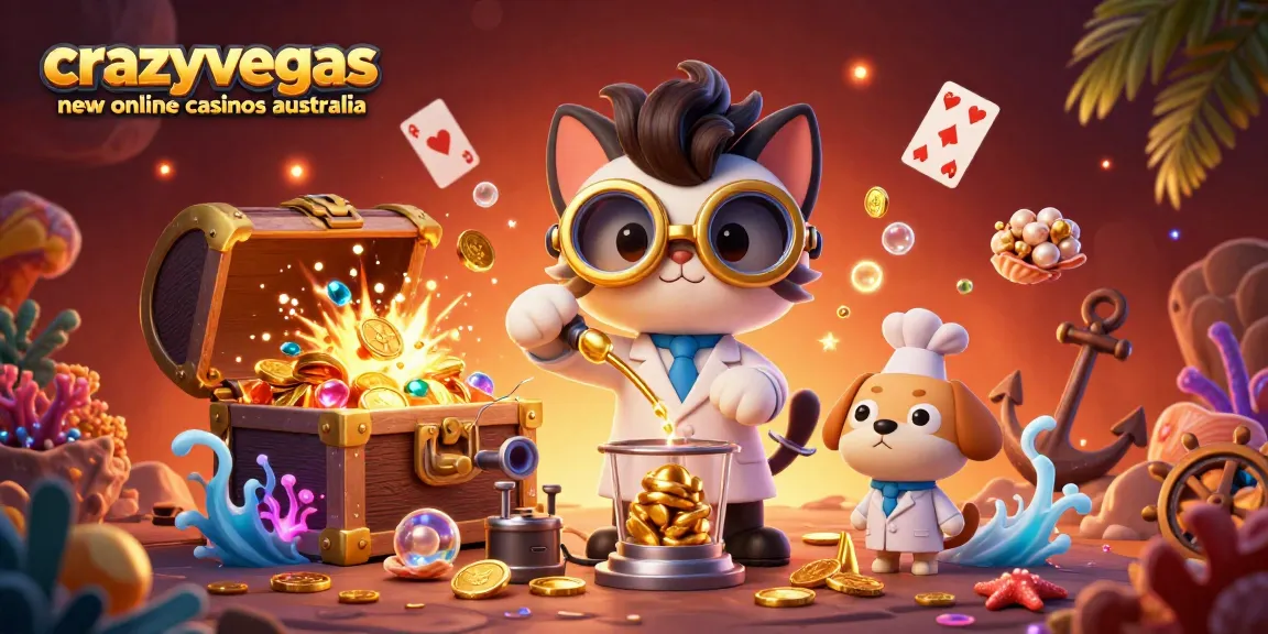 Play exciting games at crazyvegas new online casinos Australia with vibrant graphics and rewards.