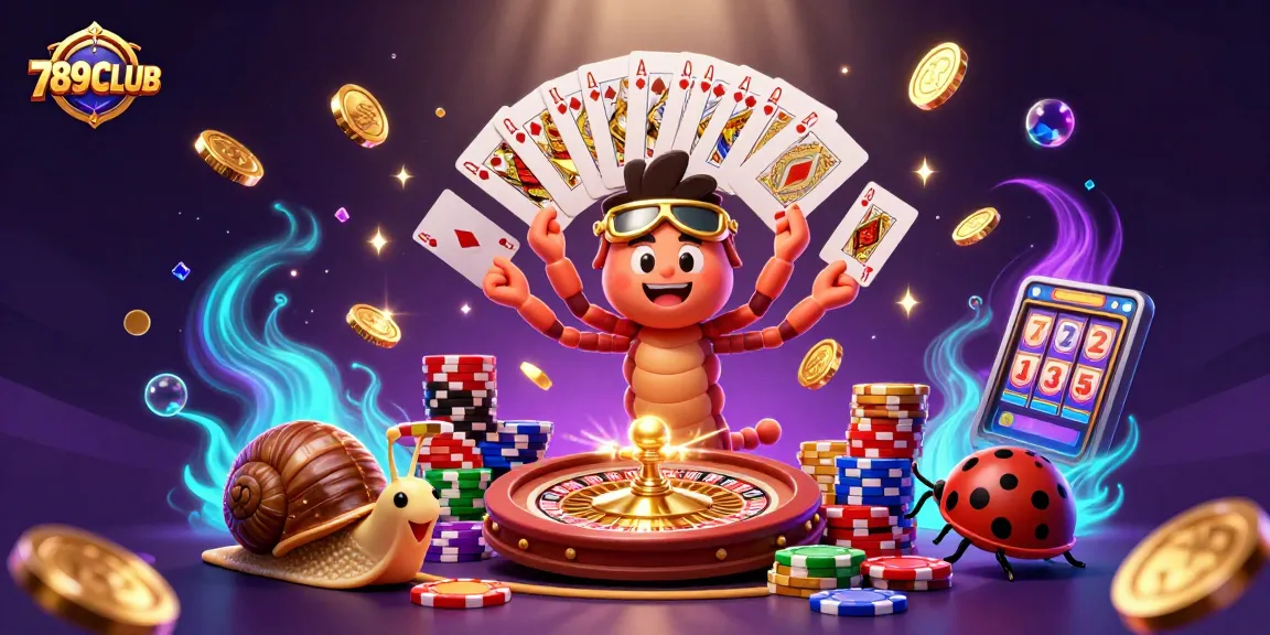 Engage with thrilling games at 789CLUB, featuring interactive casino elements and vibrant characters.
