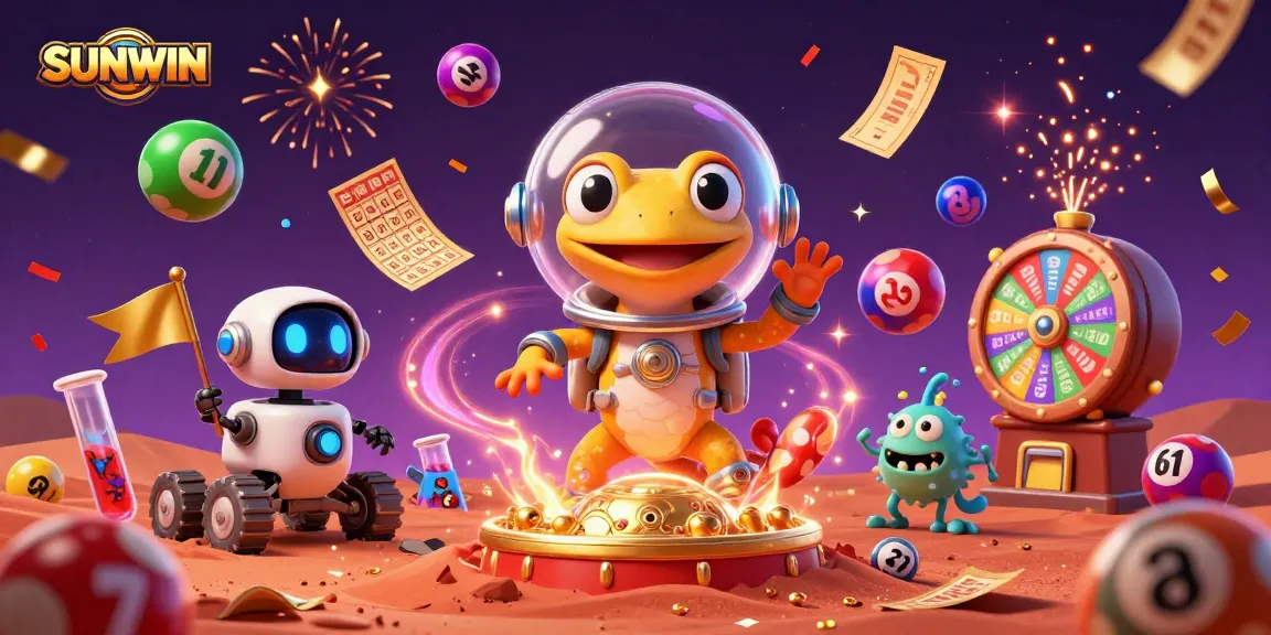 SUNWIN offers thrilling gaming experiences as a Martian gecko uncovers treasures in a golden casino